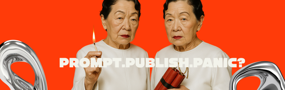 Prompt. Publish. Panic?