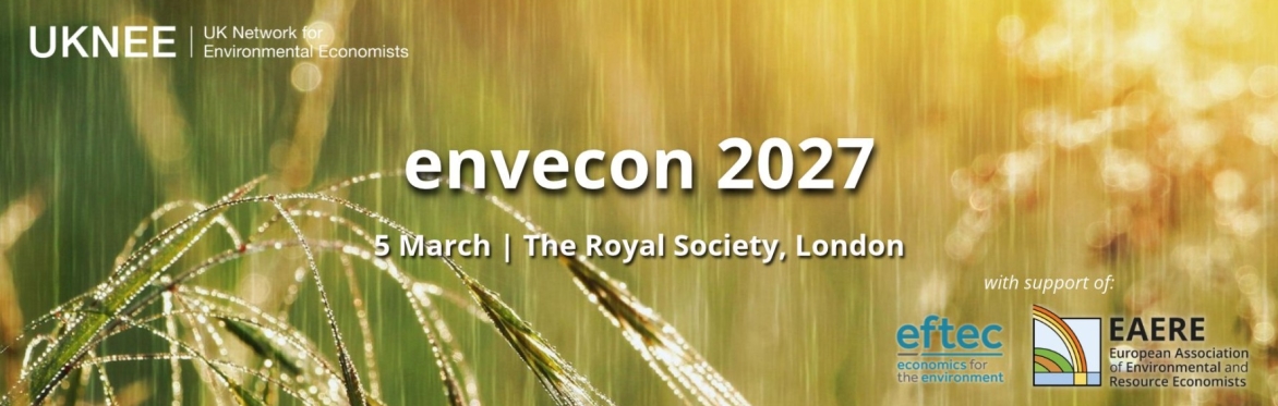 UKNEE envecon 2026: Friday 20th March, The Royal Society, London.