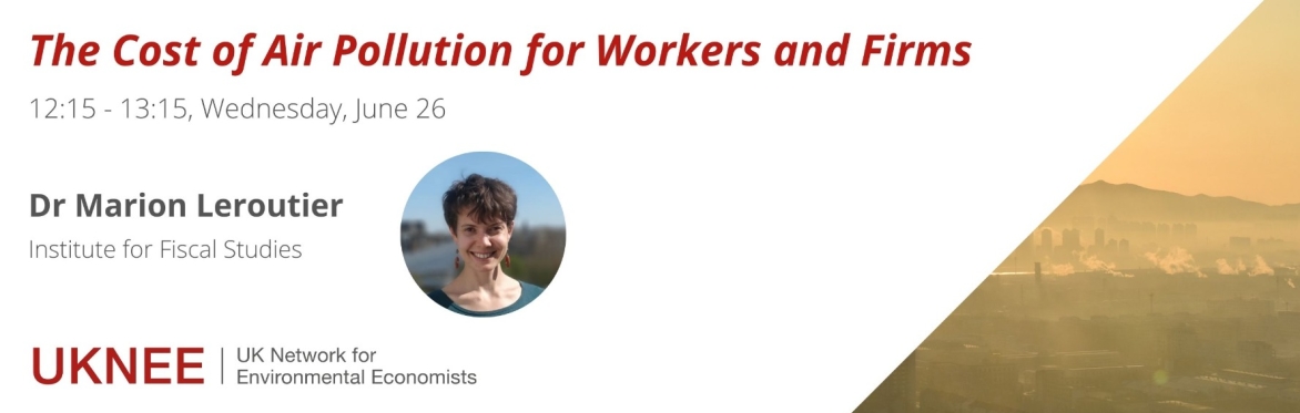 The cost of air pollution for workers and firms
