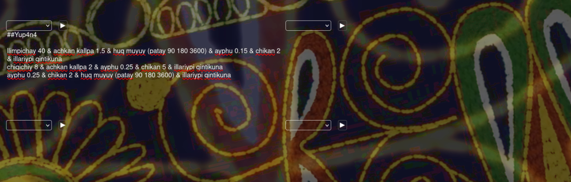 ##Yup4n4S1m1 – Possibilities of Indigenous Languages ​​as Audio-Visual Interfaces