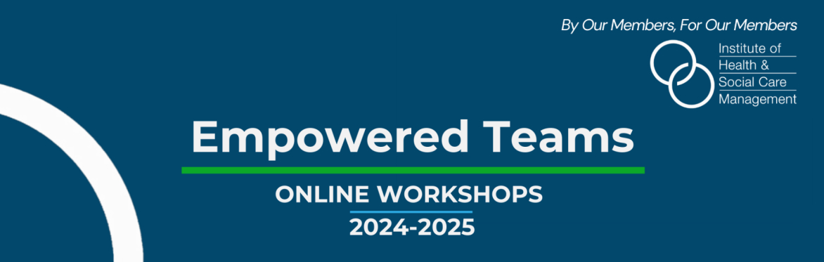 IHSCM Workshop: How to  support staff development