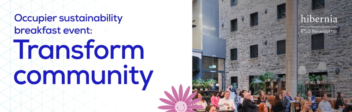 21st April 2026 - Occupier sustainability breakfast - A Transform community event
