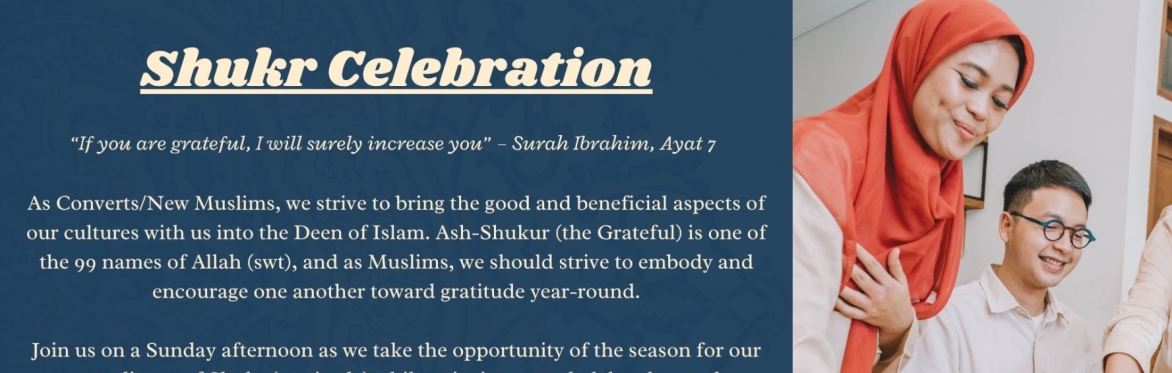 Shukr Celebration Luncheon for Converts