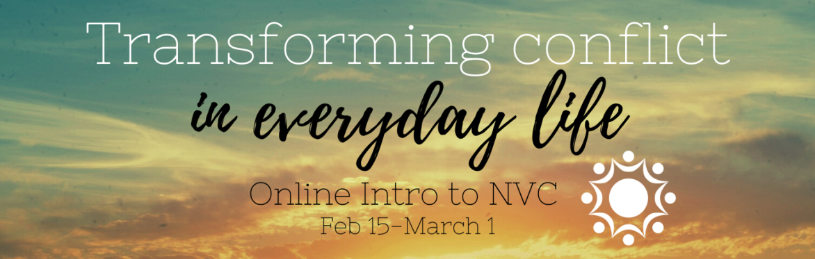 Transforming conflict in everyday life - ONLINE