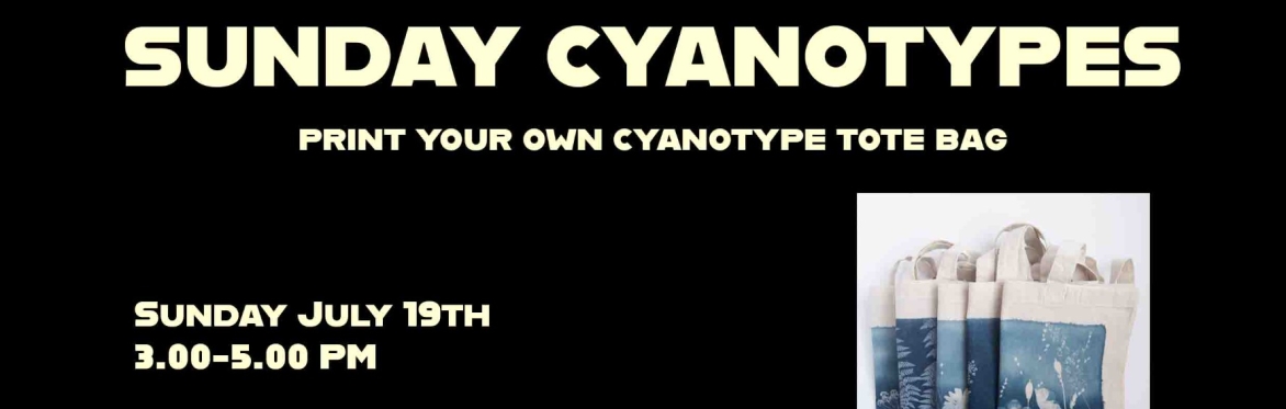 Sunday Cyanotypes: Print Your Own Cyanotype Tote Bag