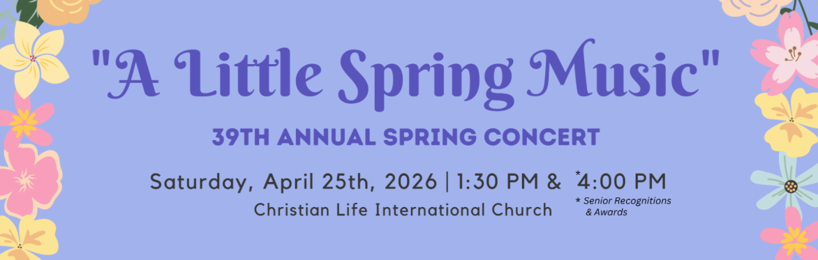 RVCC Spring Concert image banner