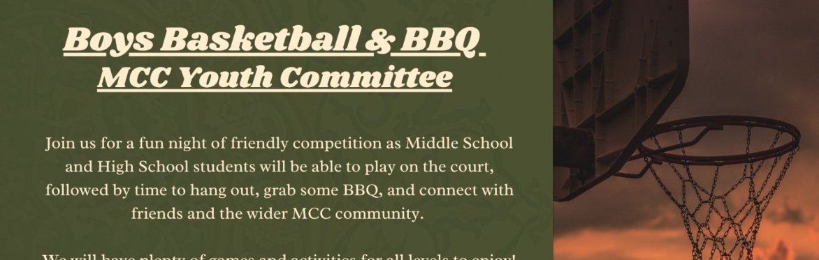 Boys Basketball & BBQ | MCC Youth Committee