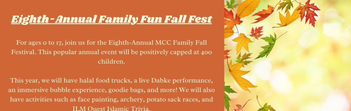Eighth-Annual Family Fun Fall Fest