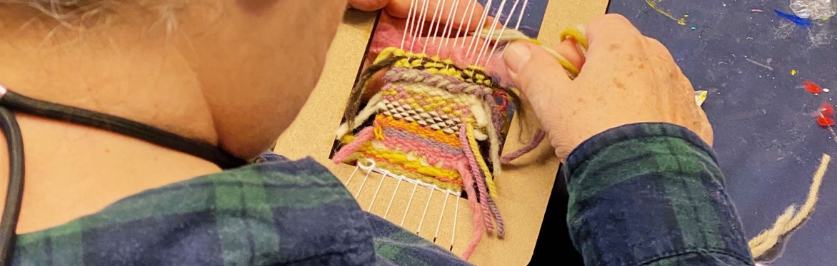 Wool weaving workshop