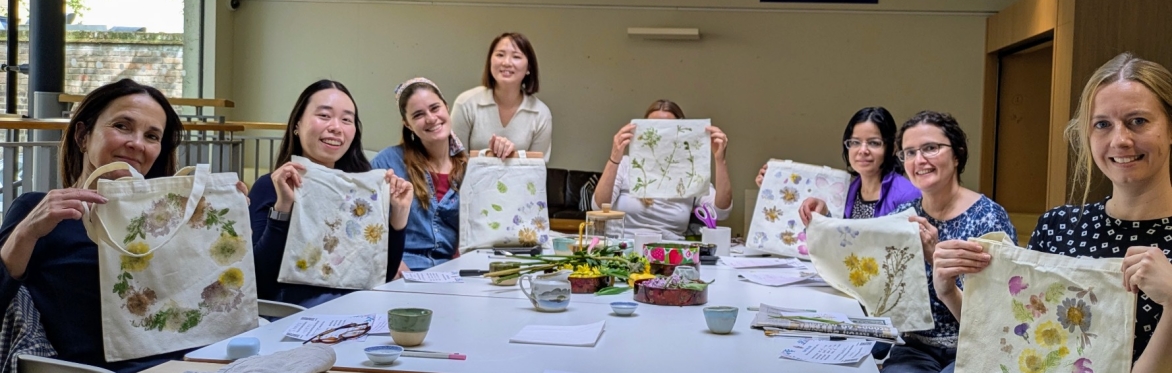 Hapa Zome (Botanical Pounding) & Tea Sunday at Prosper, Ely