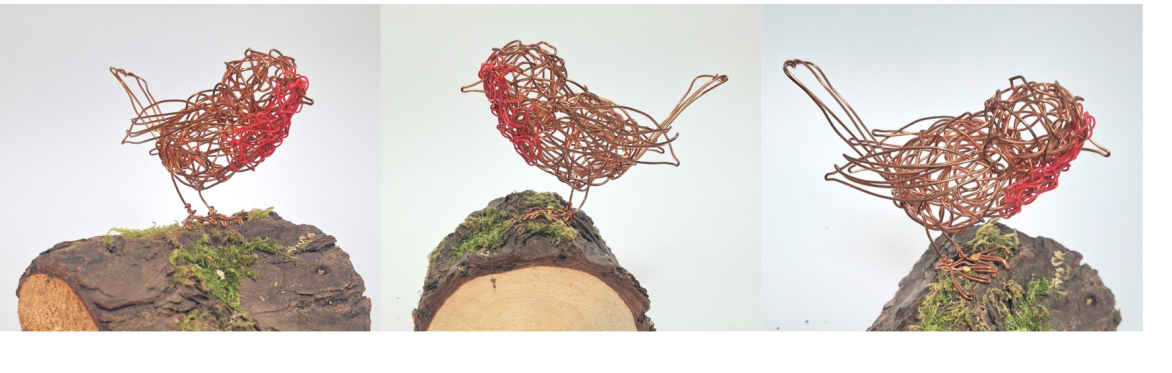 Create a beautiful wire Robin workshop
