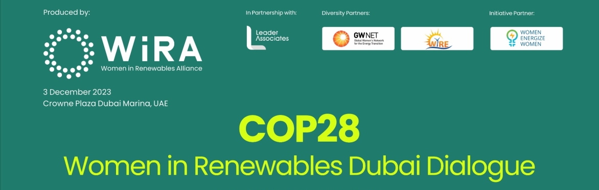 The COP28 Women in Renewables Dialogue Dubai 2023