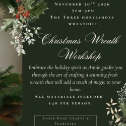 Adult Floristry - Christmas Wreath Workshop