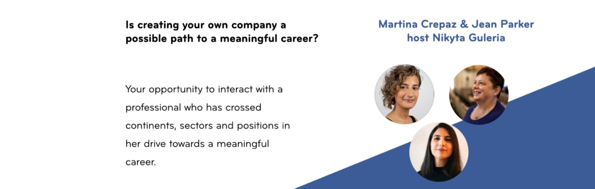 52 minutes to a meaningful career - create your own enterprise to achieve it?