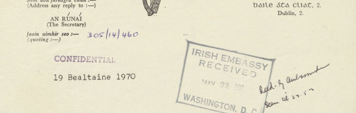 The Troubles and the European Community: Exploring DIFP XIV (1969-73)