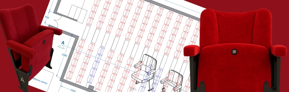 A picture of the new theatre seat and planning documents