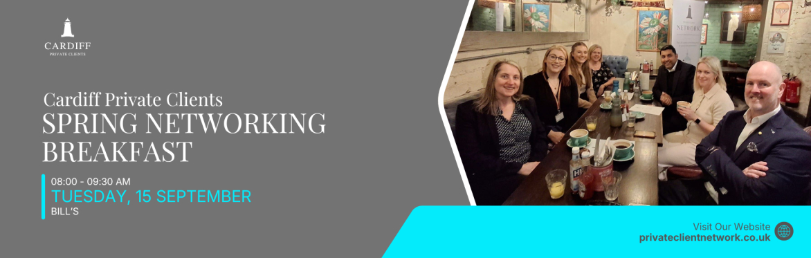 Cardiff Private Client Autumn Networking Breakfast