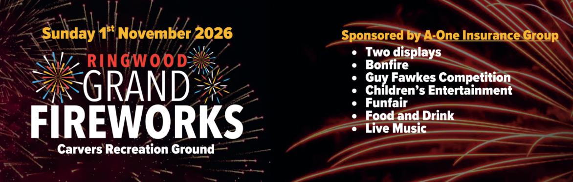 Ringwood Grand Fireworks 2026