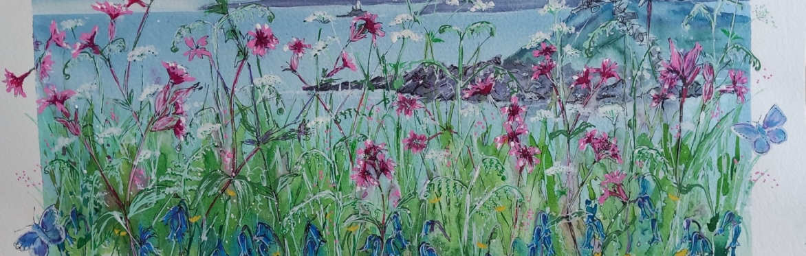 Wild Cornwall Art Workshop – Learning to paint with Watercolours