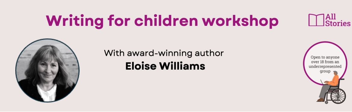 Free writing for children workshop with award-winning author Eloise Williams