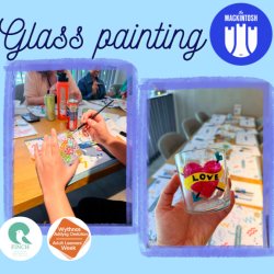 Join us at the MACK for Glass Painting!
