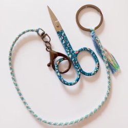 Braided Kumihimo Scissor Keeper with Jillian Morris