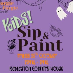 Kids Halloween Sip & Paint 🎃 👻