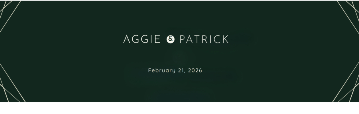 Aggie & Patrick's Wedding