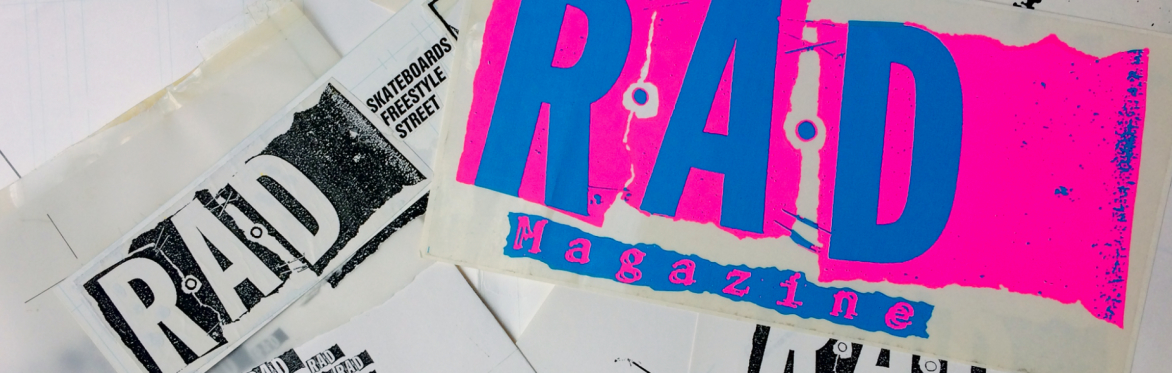 RAD magazine logo and artwork