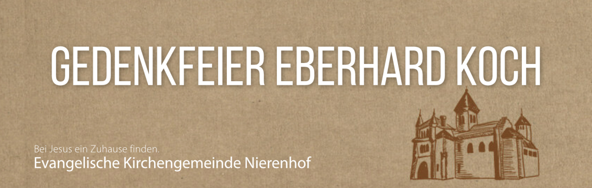 Gedenkgottesdienst Eberhard Koch