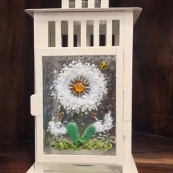 Fused Glass Lantern