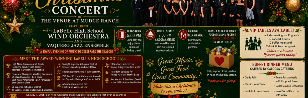 🎄✨ A CHRISTMAS NIGHT TO REMEMBER, WITH LABELLE HIGH MUSIC PROGRAM! ✨🎄