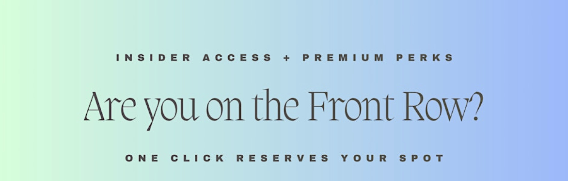 Front Row // Houston Tidbits 2024