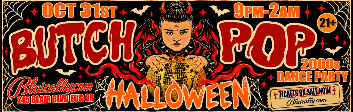 BUTCH POP 2000's HALLOWEEN DANCE PARTY