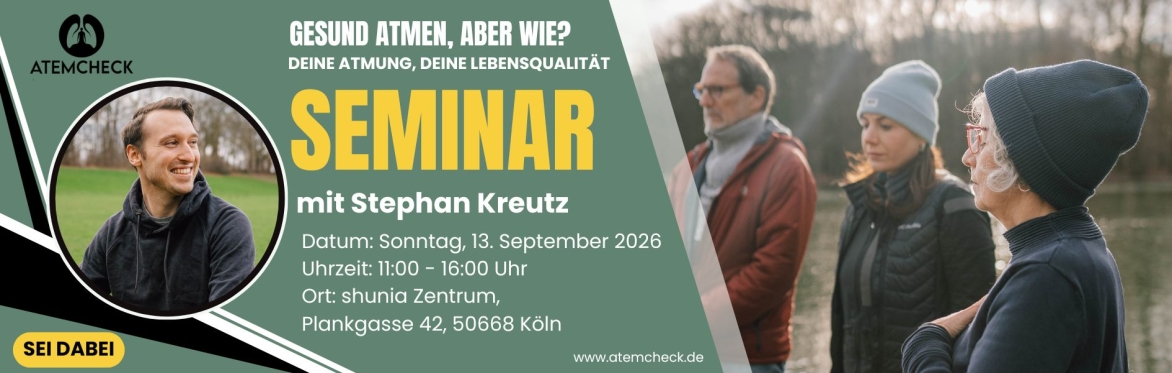 Deine Atmung, deine Lebensqualität. - Gesund atmen, wie geht das?