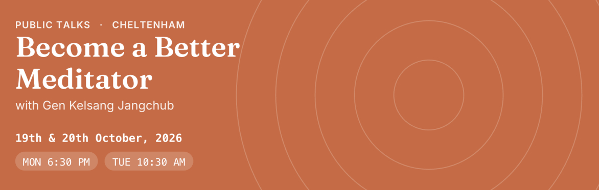 Talk & Meditation: Become a Better Meditator