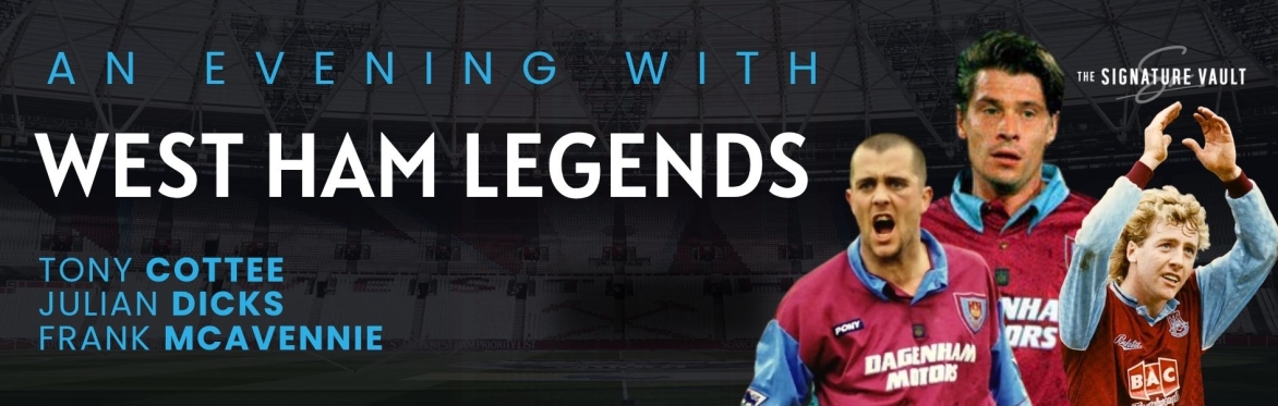 An Evening with West Ham Legends at Adams Park, Wycombe (Tony Cottee, Julian Dicks & Frank McAvennie)