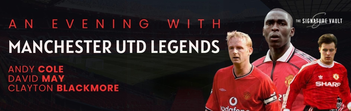 An Evening with Manchester United Legends at Stadium MK Milton Keynes (Andy Cole, David May & Clayton Blackmore)