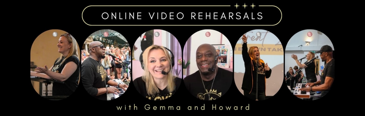 BIG SING VIDEO REHEARSALS WITH HOWARD AND GEMMA