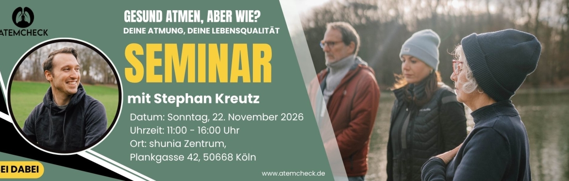 Deine Atmung, deine Lebensqualität. - Gesund atmen, wie geht das?