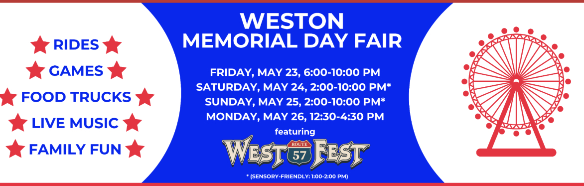 Weston Memorial Day Fair 2025