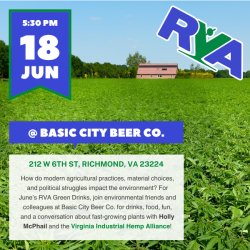 RVA Green Drinks June 2026: Hemp Alliance at Basic City