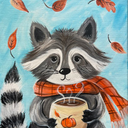 Tickets Low: Fall Racoon Paint Party
