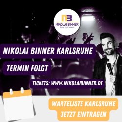 Warteliste Standup Comedy Nikolai Binner Karlsruhe
