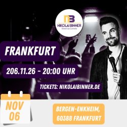 Standup Comedy Nikolai Binner Frankfurt