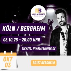 Standup Comedy Nikolai Binner Köln / Bergheim
