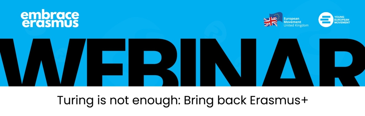 Turing is not enough: Bring back Erasmus+