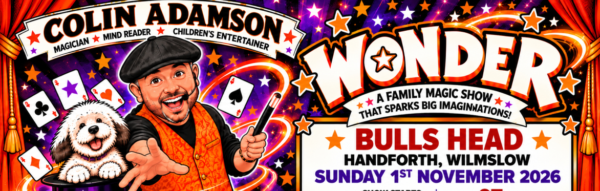 WONDER - Family Magic and Mind Reading Show at the Bulls Head