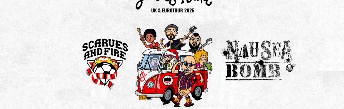 Garotos Podres (Legendary Brazilian  punk) + NAUSEA BOMB (Punk, Paris) +  Scarves And Fire (Punk, São-Berlin)