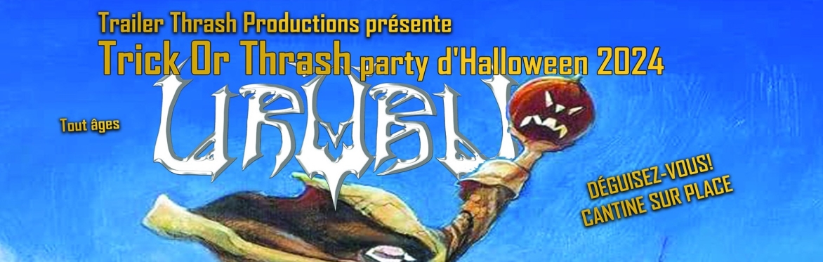 Gros show/party d'Halloween extérieur